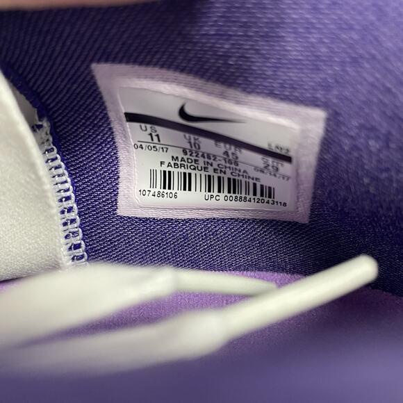 Nike Kobe AD Mid Baseline 922482 100 Size 11 White Purple Bryant Lakers Sneakers main image 6